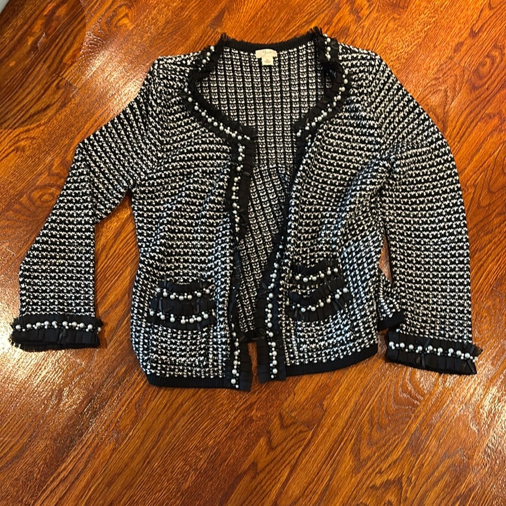 Pearl Embellished Blazer